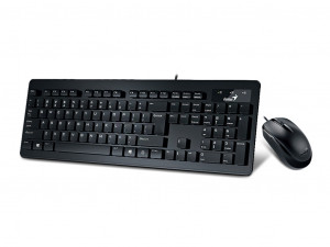 Клавиатура за компютър Genius SlimStar C130 Black Combo USB